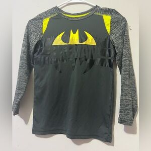 Jumping Beans Batman Dark Gray and Yellow Long Sleeve Shirt